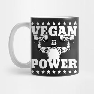 Vegan Power Vegan Weightlifter Mug